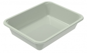 The 2227-1D Evolve tray is the ideal tray for customers looking for an option to compostable trays but with the performance of CPET.